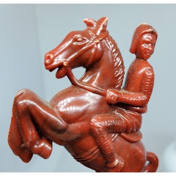 Vintage Roxy Replacement Chess Piece Red Medieval Renaissance Knight - Picture 8 of 12
